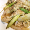 なやめるHANA's cooksnap of when they made 豚コマと玉葱のオイスター炒め♬.