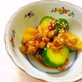 なつめタロー's cooksnap of when they made ☆叩き胡瓜の納豆キムチ和え☆.