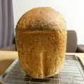 ジョイン's cooksnap of when they made ★ゴマたっぷり★ふんわりパリッ！食パン.