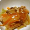 ro6369mi's cooksnap of when they made 野菜蒸し、豚肉みそ漬け.