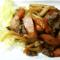 エルエルサ's cooksnap of when they made 牛肉とセロリの黒酢醤油炒め.