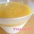 M-ocha's cooksnap of when they made さっぱりヨーグルトゼリー黄桃ソース.