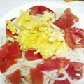サクまる's cooksnap of when they made 簡単！夏バテ防止！トマトのゴマだれうどん.