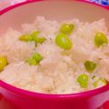 MomokoＮ's cooksnap of when they made つやつや豆ごはん・枝豆ごはん♪コツ１つ.