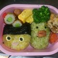 ゆっぺちゃん☆'s cooksnap of when they made キャラ弁(♡˙³˙)たまごっち.