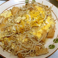 kunpuu's cooksnap of when they made 簡単‼もやしと揚げの卵煮.