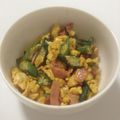 shioor's cooksnap of when they made おくらdeベーたま☆マヨ風味.