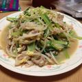 しばいぬちょこ's cooksnap of when they made 小松菜・豚肉オイスターソース炒め.