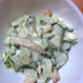 VanDyke's cooksnap of when they made 鶏ささみときゅうりのわさびマヨサラダ.