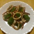 せつみか's cooksnap of when they made イカとピーマンのニンニク醤油炒め.