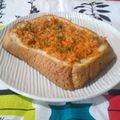 kururin18's cooksnap of when they made オーロラソースdeしらすトースト.