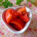 まろんかふぇ's cooksnap of when they made 完熟トマトの塩マリネ.