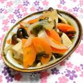 シャンプーハット's cooksnap of when they made 高野豆腐のわかめと野菜煮.