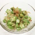 soteyu's cooksnap of when they made オクラのおかか和え.