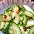 はしやすめ1号's cooksnap of when they made 簡単☆ピリ辛☆きゅうりの漬物.