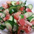 つるままん's cooksnap of when they made トマトとオクラのサラダ.