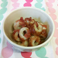 龍青空ママ's cooksnap of when they made さっぱり♪　ちくわの梅和え.