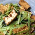 エソラ365's cooksnap of when they made 小松菜と厚揚げの炒め合え.