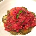 ＊minicco's cooksnap of when they made トマト＆ズッキーニの冷製パスタ.