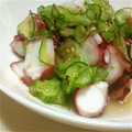♡めすトトロ♡'s cooksnap of when they made ☆タコときゅうりの酢の物☆.
