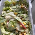ゆう吉！'s cooksnap of when they made レタス＋カニカマきゅうりサラダ☆超簡単！.