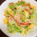あやママ99's cooksnap of when they made ■超旨い！カニカマとキャベツのたまご炒め.