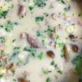 Kill Buss's cooksnap of when they made さつま芋と豚肉の豆乳味噌汁♪.