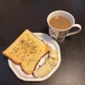 ほか弁ママ's cooksnap of when they made 辛子マヨと粉チーズのトースト♬.