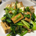 クック2H9MD0☆'s cooksnap of when they made 極めた我が家の定番副菜！厚揚げ小松菜炒め.