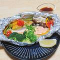 まる゜'s cooksnap of when they made バタぽんで食べる！鮭のホイル焼き☆.