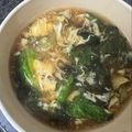 L.R's cooksnap of when they made サニーレタスと卵のスープ.