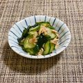 コムギ大好き's cooksnap of when they made わかめあえ.