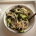 aki42's cooksnap of when they made もやしとワカメときゅうりのナムル.