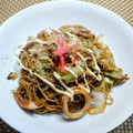 ルチアーノ★★★'s cooksnap of when they made イカ焼きそば★屋台風.