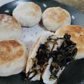まゆみきママ's cooksnap of when they made 信州名物☆野沢菜おやき.