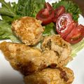 マリアの料理記録日誌's cooksnap of when they made 鶏むね肉で簡単♡チキンマックナゲット.