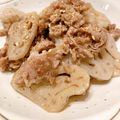 いやんのん＊'s cooksnap of when they made 簡単夕食★牛肉とレンコンしぐれ煮★お弁当.