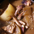 男の子ばっかりママ's cooksnap of when they made 大根といかのわた煮.