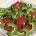 ノリコりの's cooksnap of when they made ゴーヤとトマトでさっぱりサラダ.