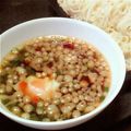たんたん　's cooksnap of when they made ☆激ウマッ 温玉入りピリ辛つけつゆ☆.