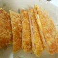 ふとっちょ１号's cooksnap of when they made 大好き♪ハムカツ♪卵チーズ入り♪.