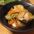 harukams's cooksnap of when they made キャベツと厚揚げを「さっ」と煮たやつ.