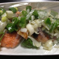 chikomon's cooksnap of when they made 簡単！ 鮭のネギ塩焼き.