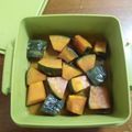 rinrinmnmn's cooksnap of when they made かぼちゃの煮物☆電子レンジで超簡単.