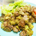 saki1010's cooksnap of when they made 砂肝とアボカドのマヨ醤油炒め.