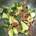 はるととおうたと's cooksnap of when they made きゅうりの梅おかか和え。.