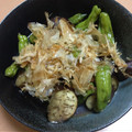 ちびた777's cooksnap of when they made レンジだけ☆茄子とししとうの煮びたし.