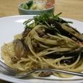yappyパクパク's cooksnap of when they made 茄子と挽き肉の和風ピリ辛パスタ.