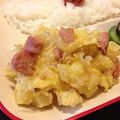 y_january's cooksnap of when they made 子供が喜ぶ☆ソーセージポテトかき揚げ.