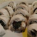 やんちゃ坊's cooksnap of when they made と～ほくからの、くるくるささみ梅しそ巻き.